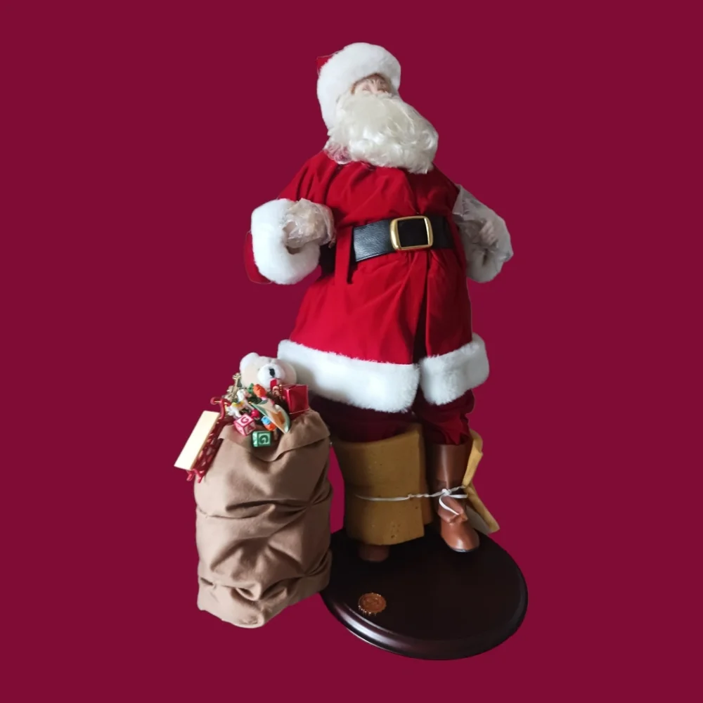 Franklin heirloom collector doll coca cola santa - Picture 4 of 15